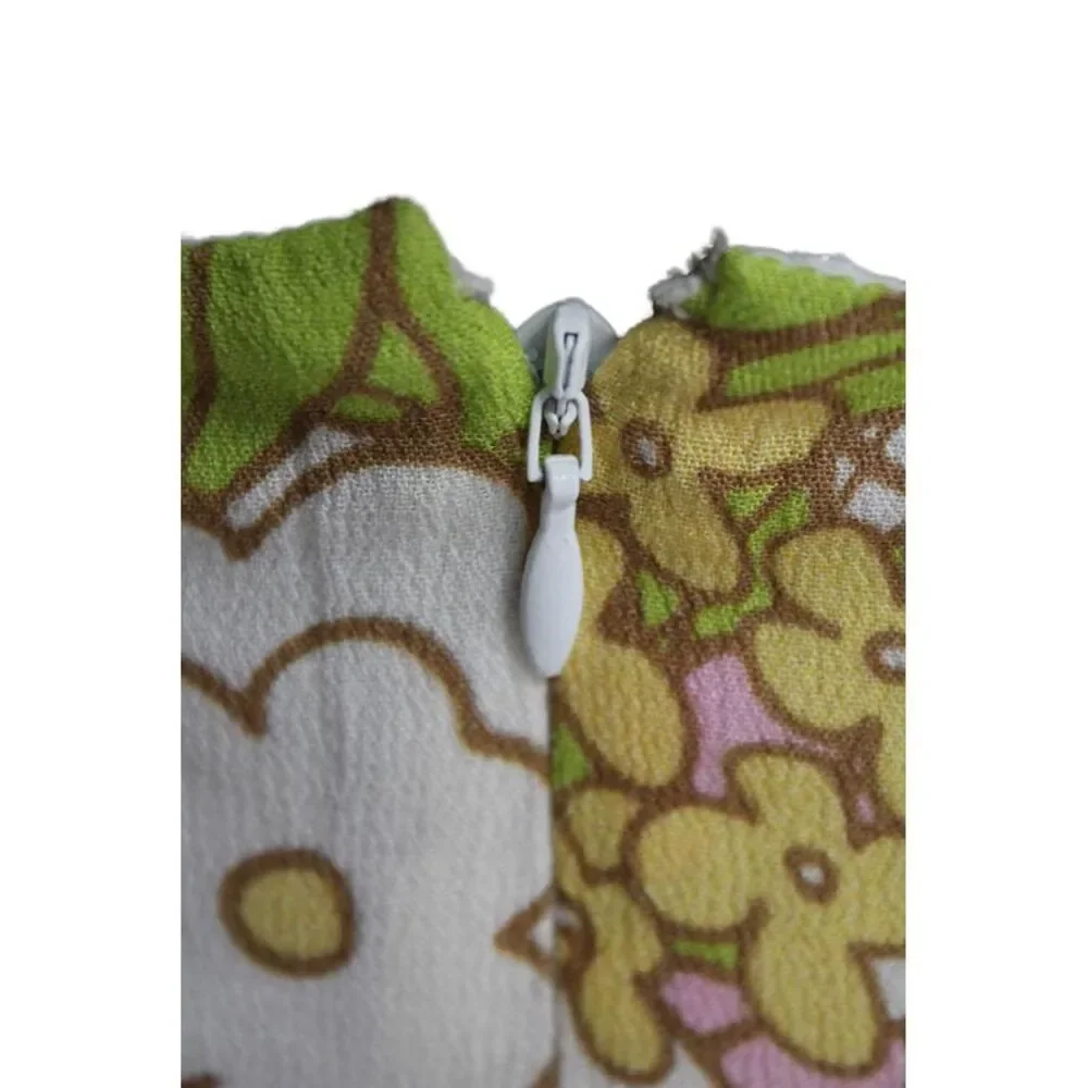 Rahi Womens Floral Print Ruched Side Split Mid-Calf Skirt Multicolor Size S